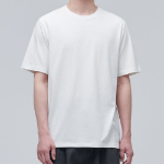 Cooltandard Basic Crew Neck Short Sleeve T-shirt [Cream]