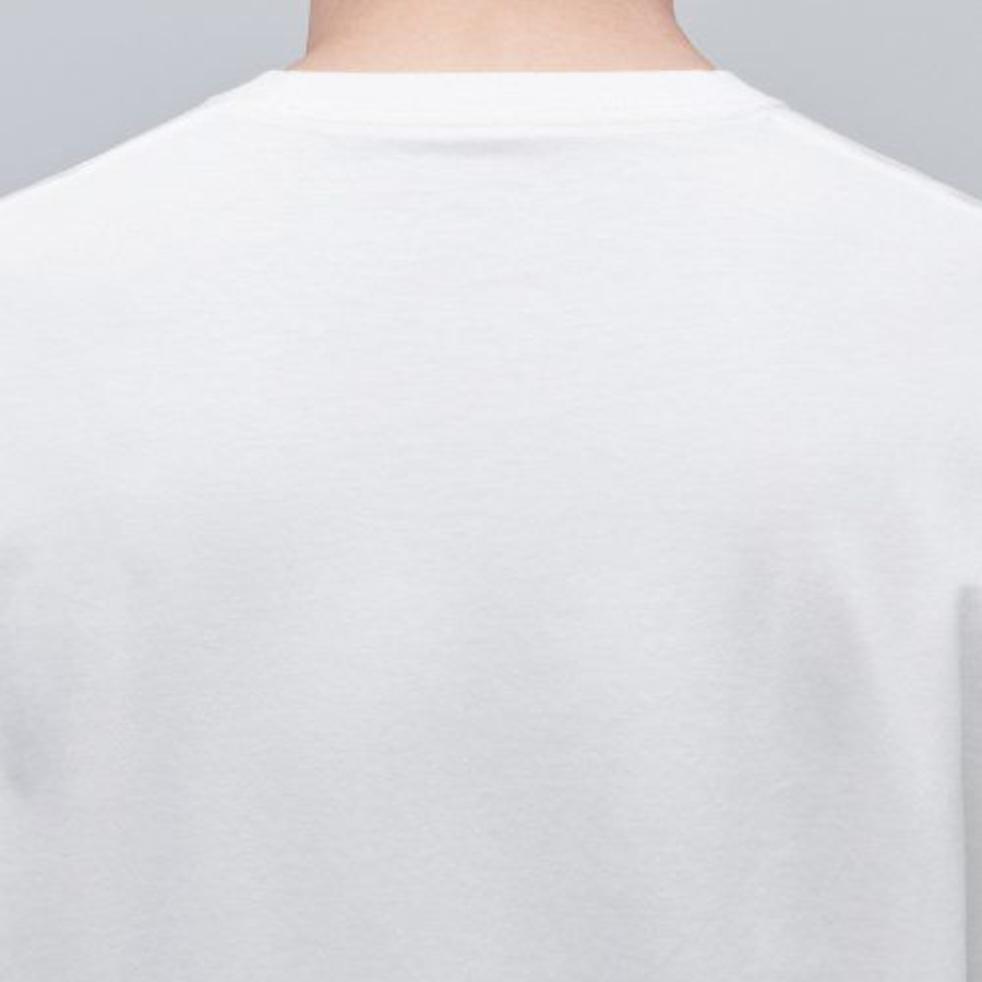 Cooltandard Basic Crew Neck Short Sleeve T-shirt [Cream]