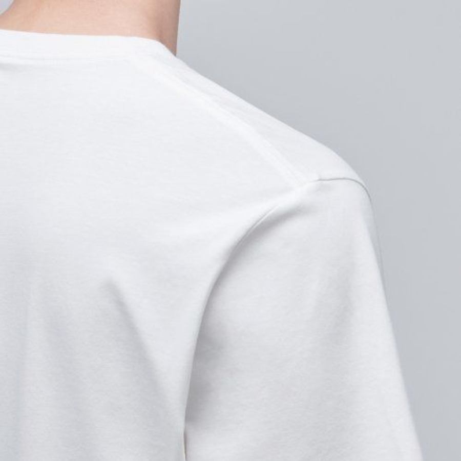 Cooltandard Basic Crew Neck Short Sleeve T-shirt [Cream]