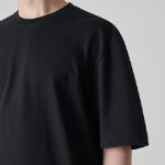 Cooltandard Relaxed Fit Crew Neck Piqué Short Sleeve T-shirt [Black]