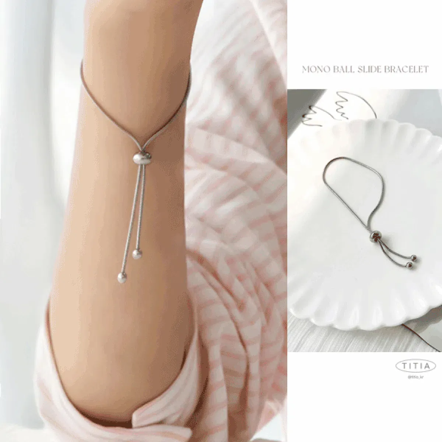 Браслет на руку из серебристой змейки с регулируемой длиной