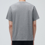 Basic Crew Neck Short Sleeve T-shirt [Melange Gray]