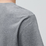 Basic Crew Neck Short Sleeve T-shirt [Melange Gray]