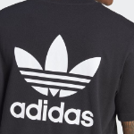 BACK+FRONT Trefoil Boxy T-shirt [Black:White]