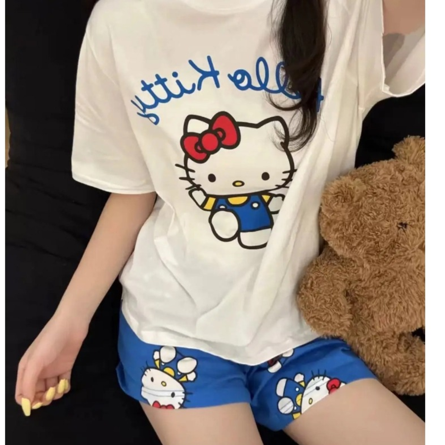Hello Kitty Blue Short Set