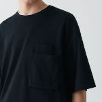 City Leisure Oversized Glasses Pocket T-shirt [Black]