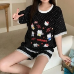 Hello Kitty Dot Ringer Pajama Set