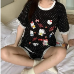 Hello Kitty Dot Ringer Pajama Set