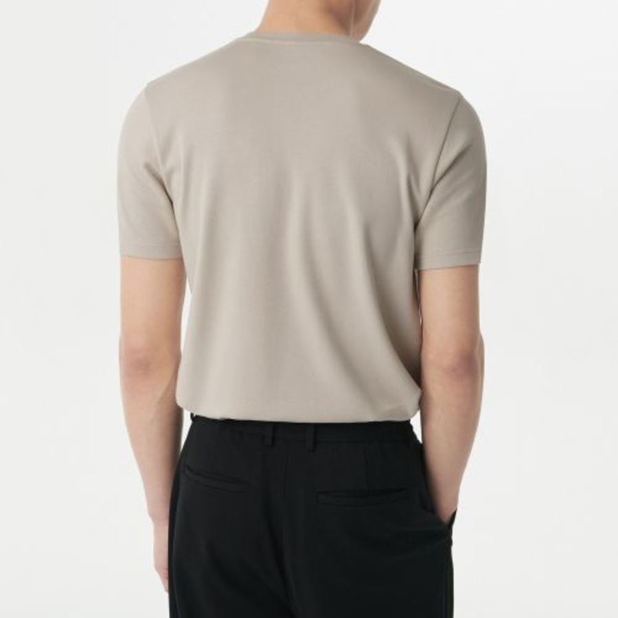 Muscle Fit Crew Neck Modal T-shirt [Mushroom]