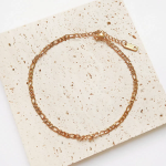 Браслет на ногу с цепочкой 3 мм из хирургической стали