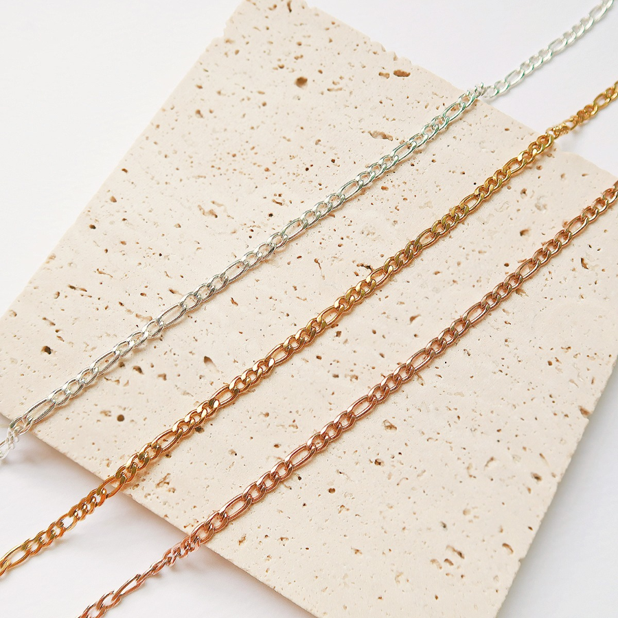 Браслет на ногу с цепочкой 3 мм из хирургической стали