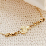 Ожерелье с подвеской в форме рыбки из хирургической стали, цвет золото