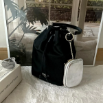 Round Silver Cowhide Zip Card Wallet with Keyring — стильный компакт с функцией ключницы