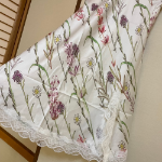 Flower Satin Slip Dress