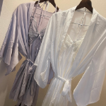 Nabi Halter Silky Slip Gown Set