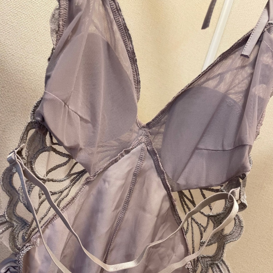 Nabi Halter Silky Slip Gown Set