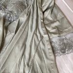 Demeter Goddess Silk Slip + Robe Set