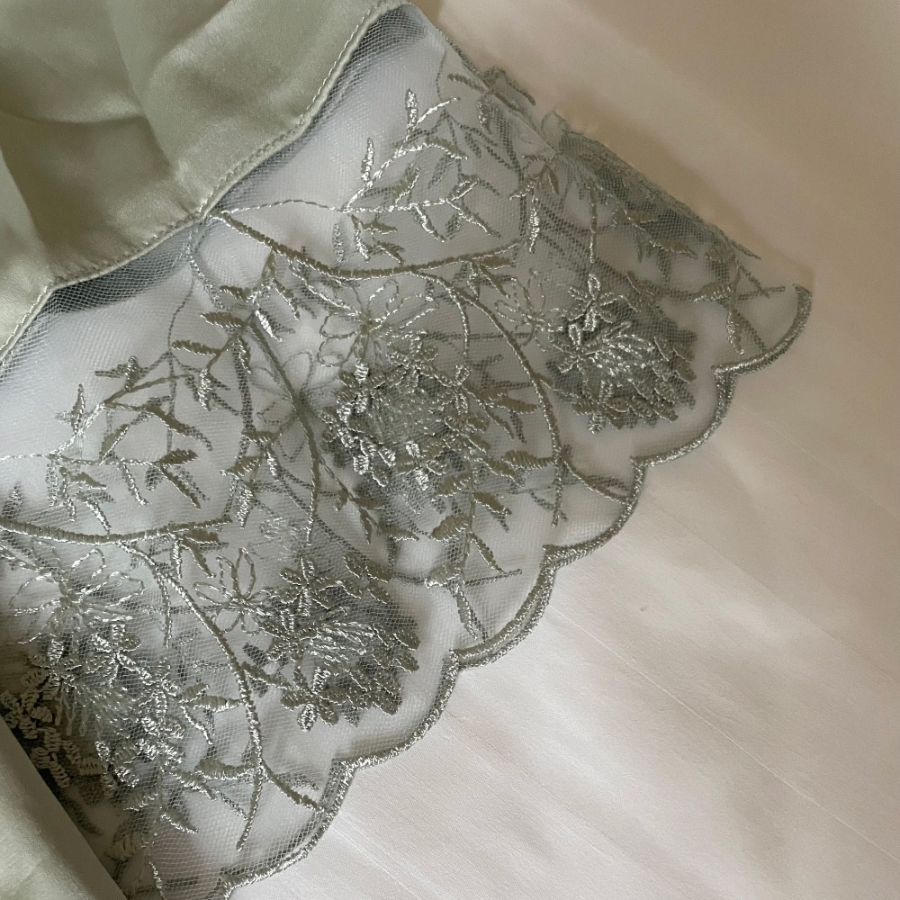 Demeter Goddess Silk Slip + Robe Set