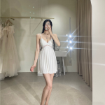 Angel White Span Slip Homewear Dress