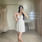 Angel White Span Slip Homewear Dress