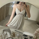 Angel White Span Slip Homewear Dress