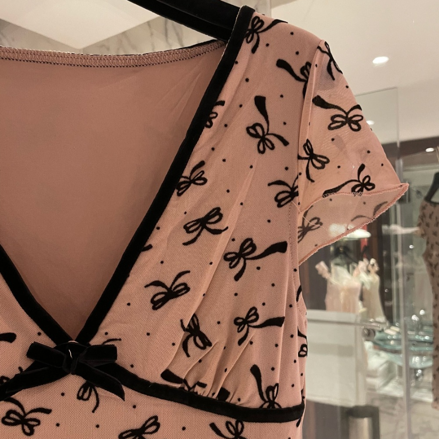 Ribbon Lovely Span Onepiece