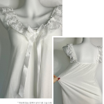 White Angel Square Frill Minsome Homewear Onepiece