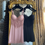 Aphrodite See-Through Lace Sexy Slip Dress with Built-in Cups