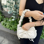 Tabi Shirring Ribbon Tote Shoulder Crossbag — женственность и практичность в одном аксессуаре