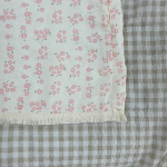 Cute Puff Sleeve Flower Pajama Dress