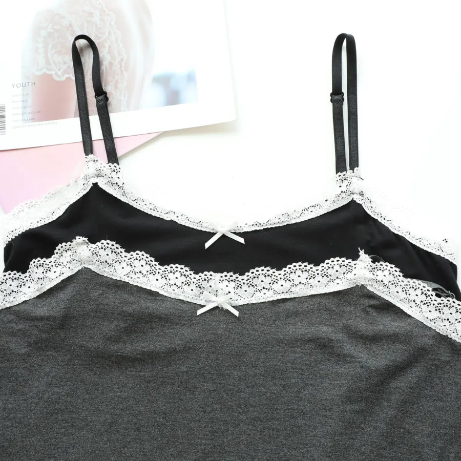 Simple Cute Sexy Strap Slip Camisole