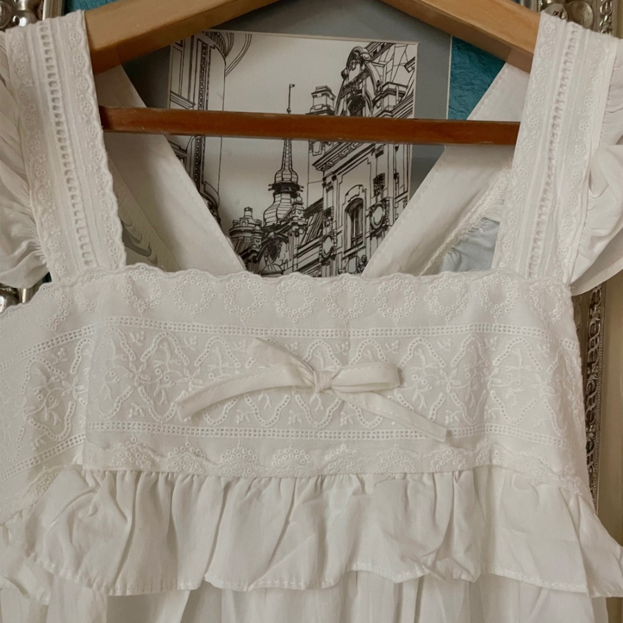 Summer White Onepiece Homewear