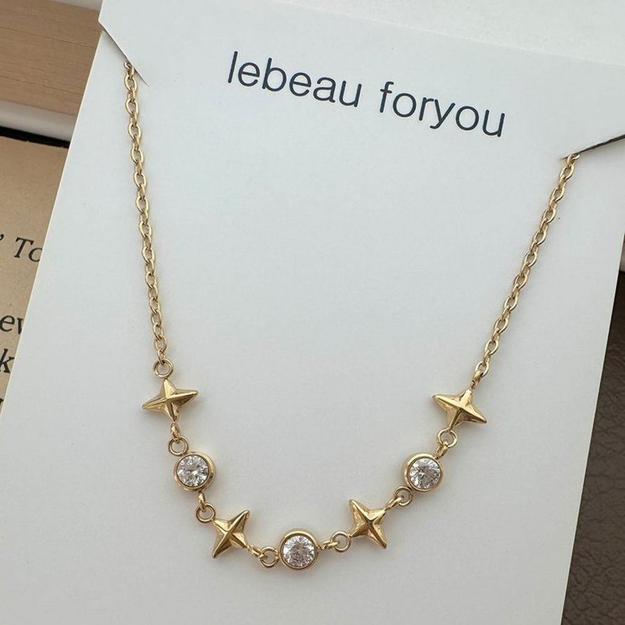 Серебряный браслет на ногу с подвеской в форме вспышки и кубическим цирконием