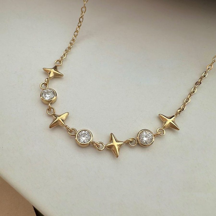 Серебряный браслет на ногу с подвеской в форме вспышки и кубическим цирконием