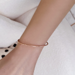 Серебряный браслет-лайн с винтажной скруткой