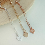 Серебряный браслет на ногу с шариками и квадратной цепочкой из серебра 925 пробы