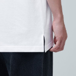 Layered Crew Neck Short Sleeve T-shirt – Regular Length [White]