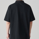 Cooltandard Relax Fit Piqué Polo Shirt [Black]