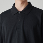 Cooltandard Relax Fit Piqué Polo Shirt [Black]