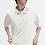[Cooltandard] Relaxed Fit Piqué Polo Shirt [Cream]
