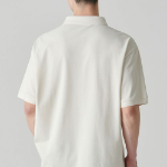 [Cooltandard] Relaxed Fit Piqué Polo Shirt [Cream]