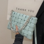 Premium Woven Grid Clutch & Shoulder Bag — элегантная фактура и универсальный стиль