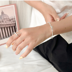 Браслет с бантом из латуни