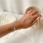 Браслет с бантом из латуни