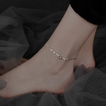 Браслет на ногу с миниатюрными подвесками из латуни с покрытием серебром и золотом