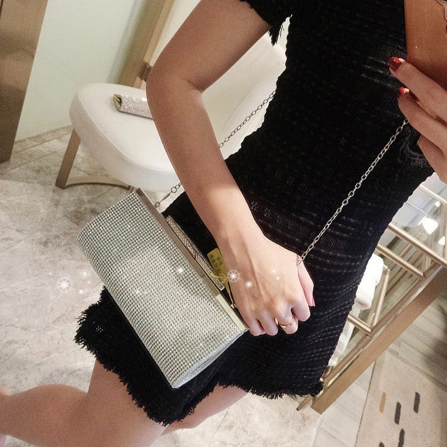 Luxury Bling Jewelry Mini Clutch — элегантный блеск для особенных случаев