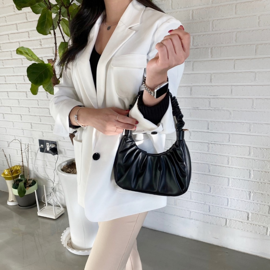 Popular Shirring Crossbody & Shoulder Bag — трендовая сумка с мягкими складками