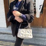 Pleated Shirring Silver Chain Bag — сияющий акцент с мягкой текстурой