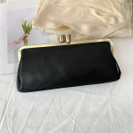 Natural Cowhide Gold Frame Mini Crossbody Clutch Bag — классика в мини-формате