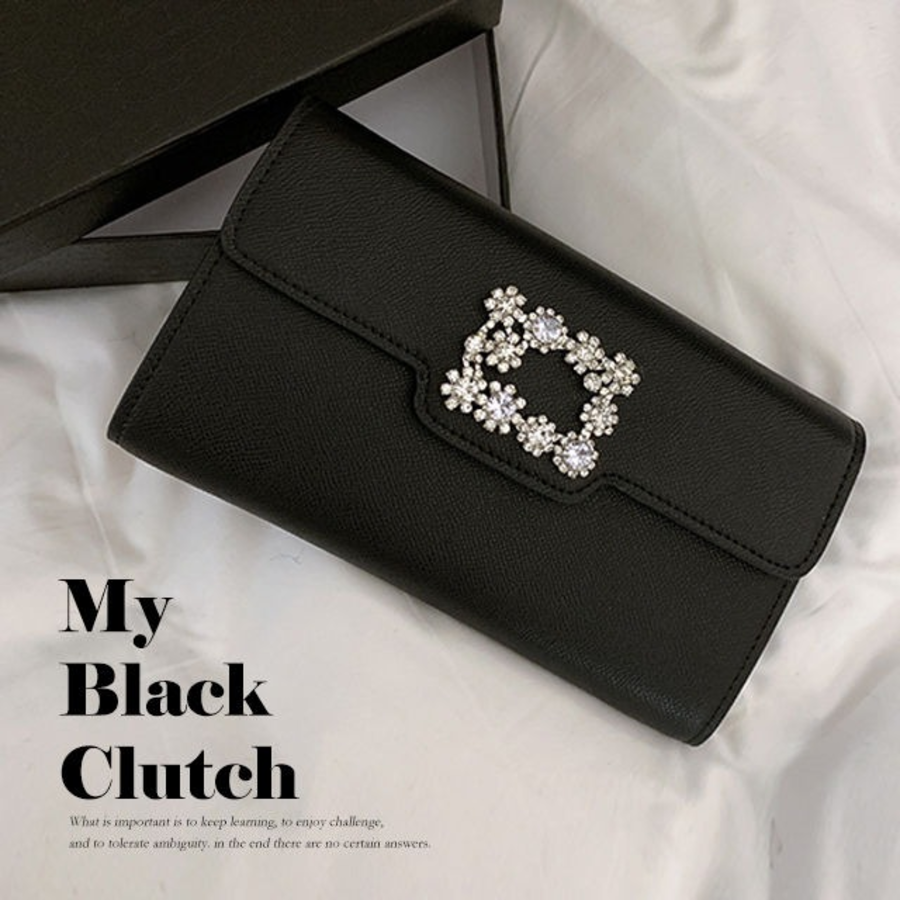 Elle Apsong Genuine Leather Jewel Clutch — элегантность и изысканность в одном аксессуаре